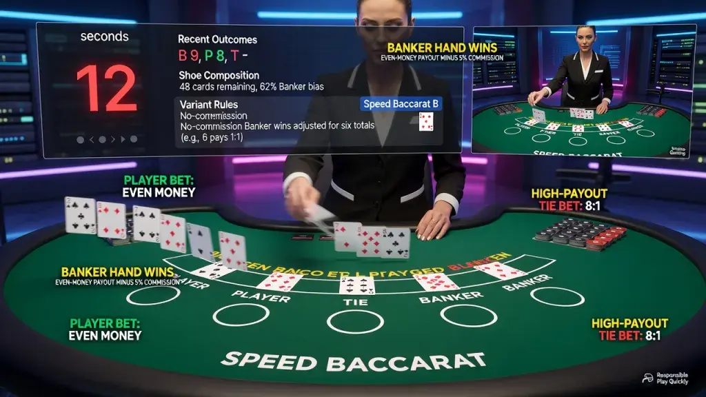 Speed Baccarat Rules, Variations, and Fast Strategies: How to Play Quickly and Responsibly