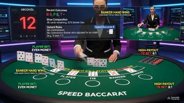 Speed Baccarat Rules, Variations, and Fast Strategies: How to Play Quickly and Responsibly